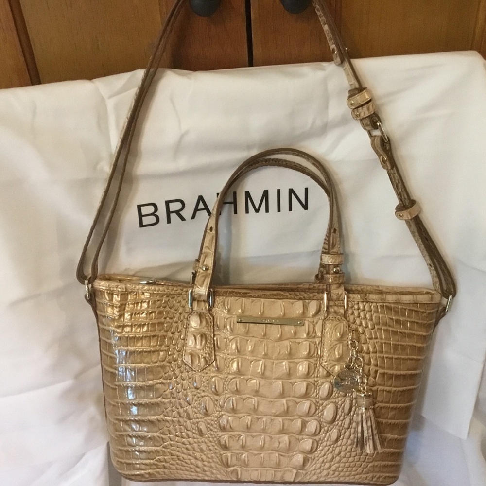 NWT Brahmin Mini Asher Honeycomb Melbourne Leather